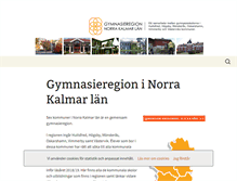 Tablet Screenshot of gymnasieregionen.se